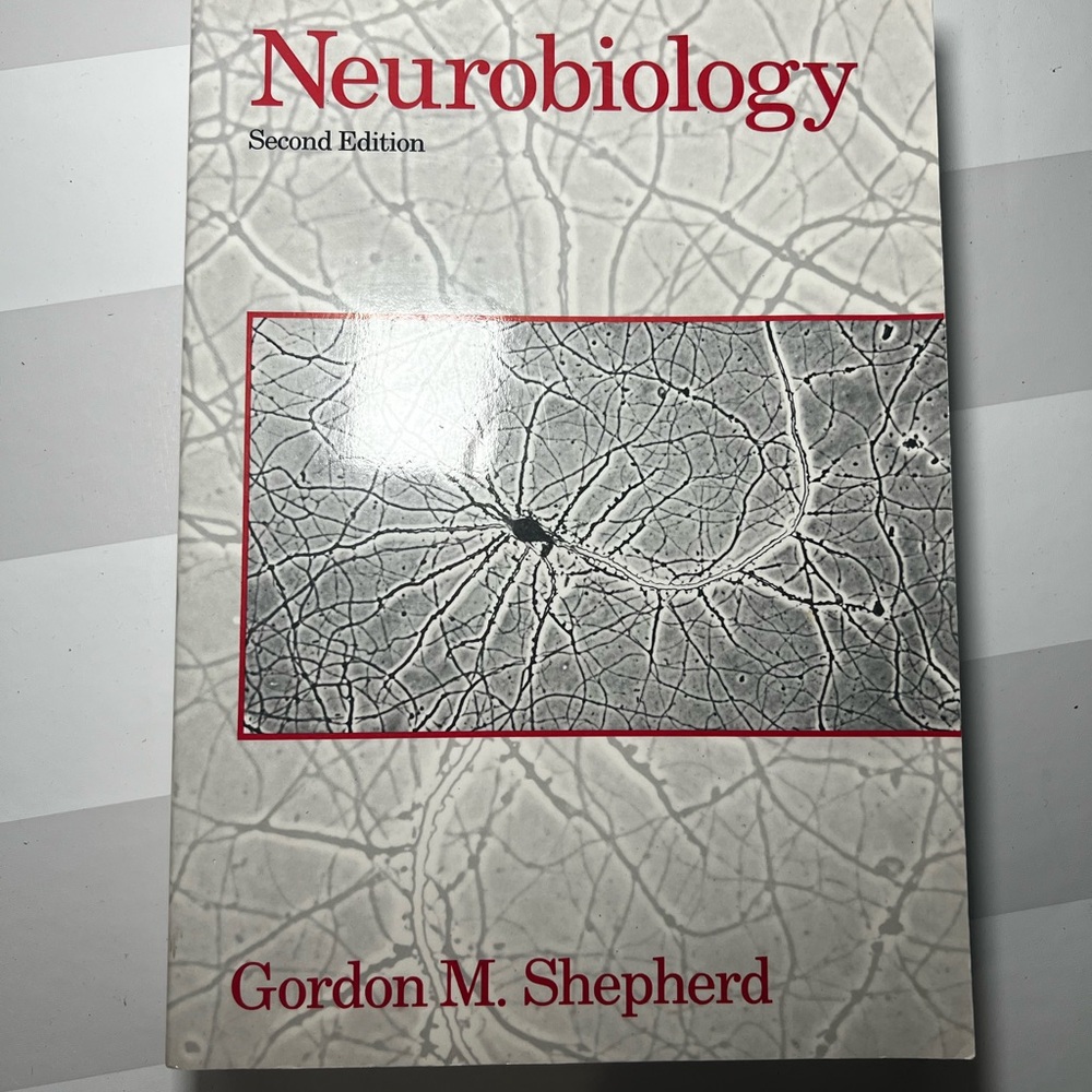 Neurobiology  Second Edition by Gordon M. Shepherd (Paperback, 1988)